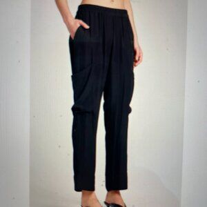 Mela Purdie Black Soft  Cargo Pull On Pants XS